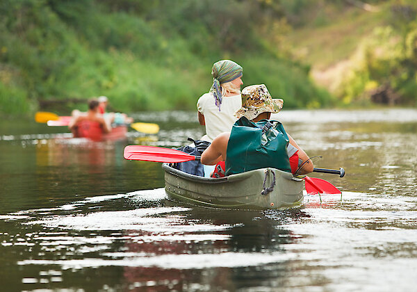 Kanutouren auf dem Regen im Landkreis Cham